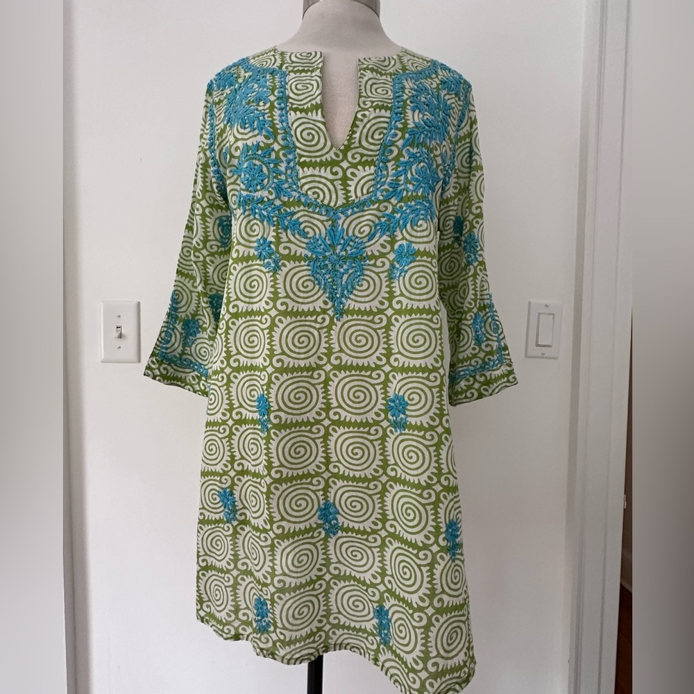 Summer cotton Boho Embroidered